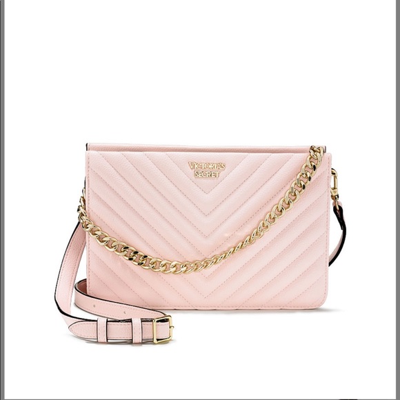 Victoria's Secret Handbags - Vs pebbled V-quilt crossbody purse